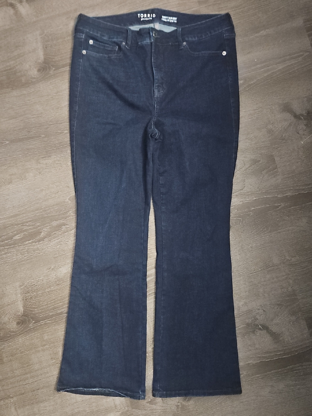torrid Dark Indigo Wide Leg Jeans Sz 16R/20R